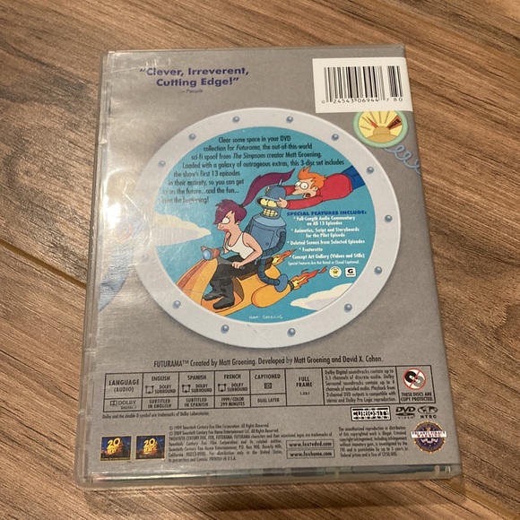 Futurama volume one - 3 disc set- Futurama dvd set vol 1 - Picture 2 of 6